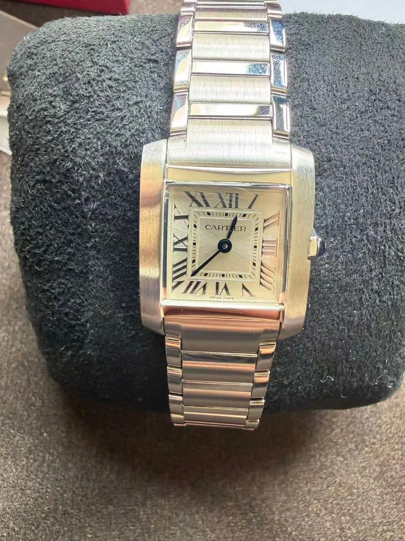 カルティエ タンクフランセーズ ウォッチ WSTA0065 レディース 腕時計