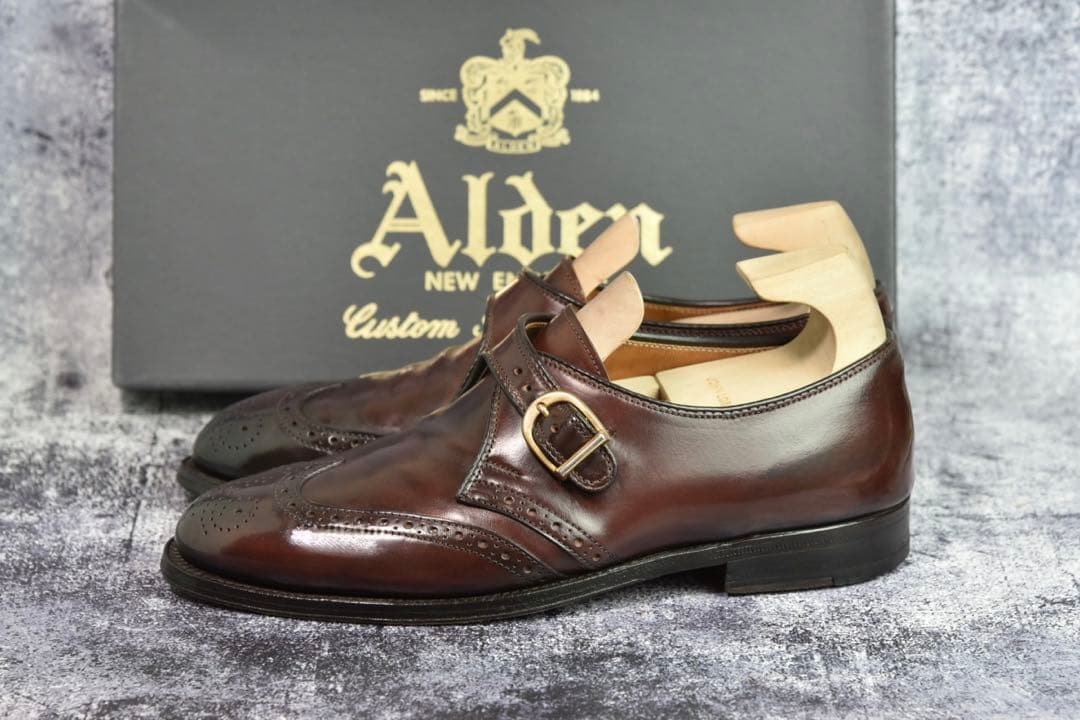 オールデン　コードバン　#1671　6.5D　バーガンディ　アバディーンラスト