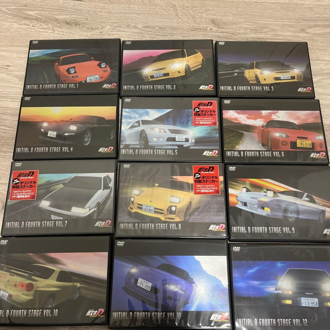 頭文字D イニシャルD DVD全巻　1st 2nd 3rd 4th