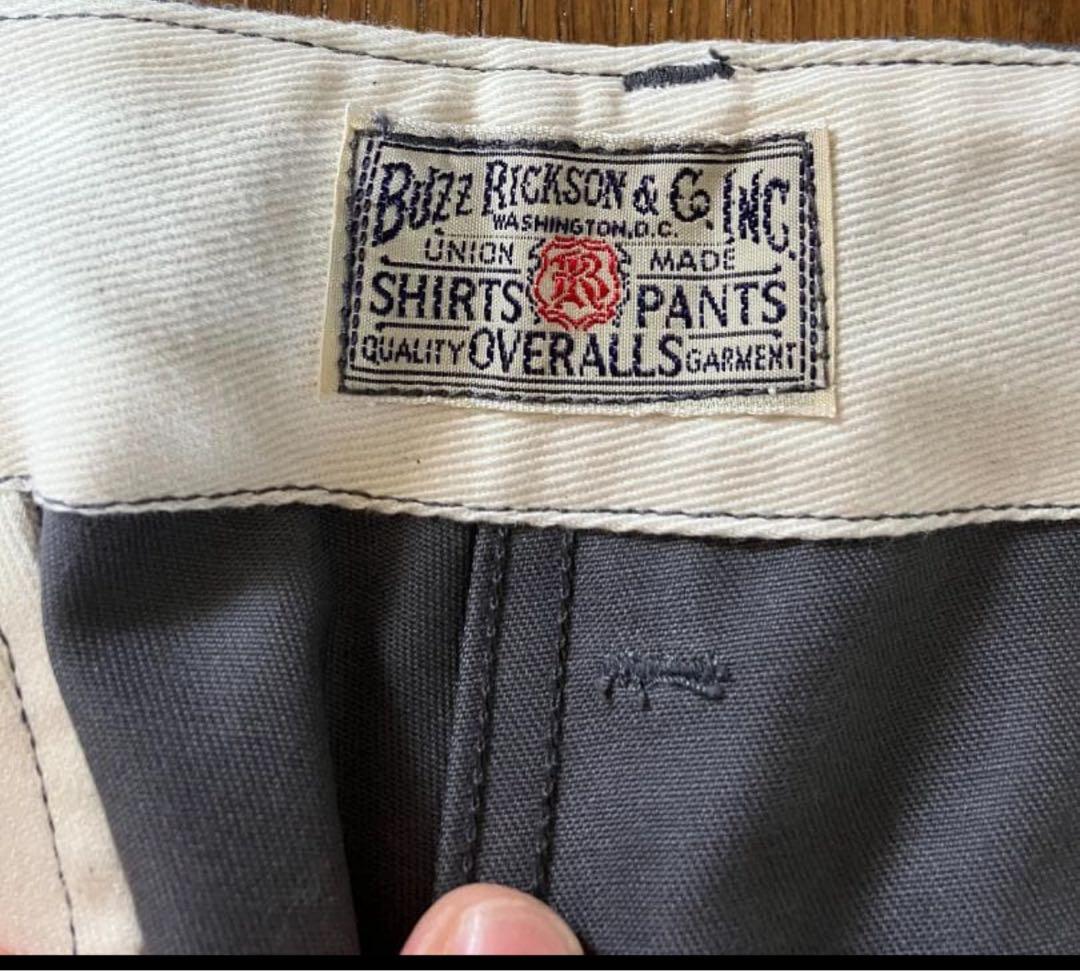 バズリクソンズ　チノ　ショップ別注モデル W31　グレー