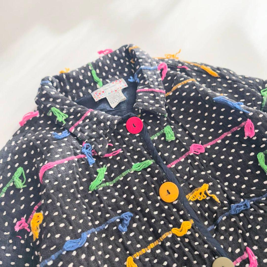 80s 90s New Directions ヴィンテージ フリンジ 　ブラック