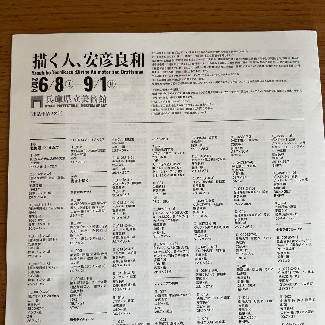 描く人、安彦良和　展覧会公式図鑑