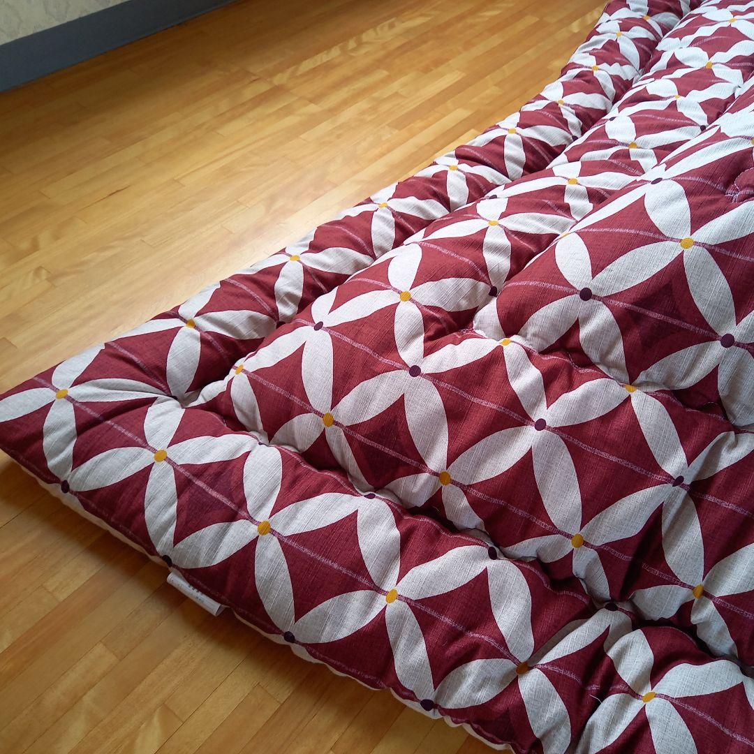 変わり織 大判長方形 厚掛け こたつ布団 綿100％ シャンタン 日本製 A②