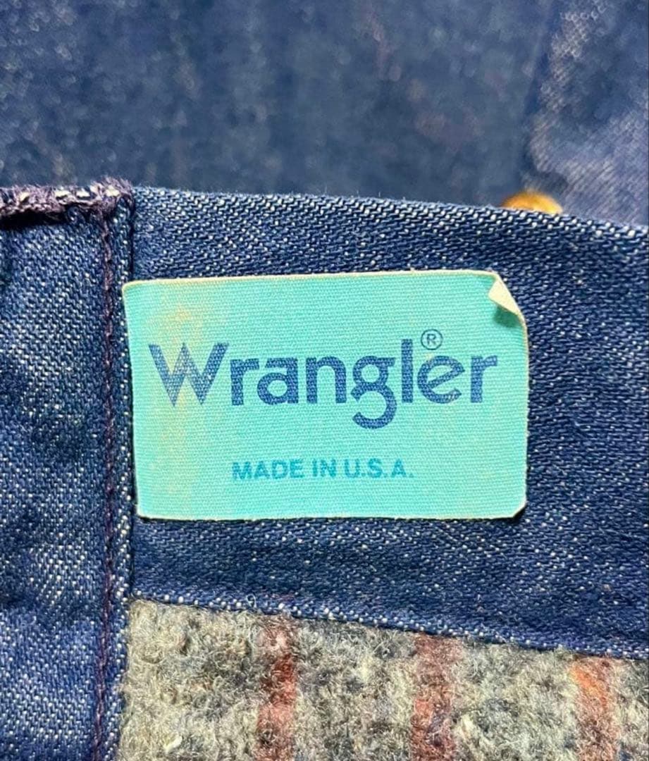 【60s】Wrangler denim coveralls deadstock
