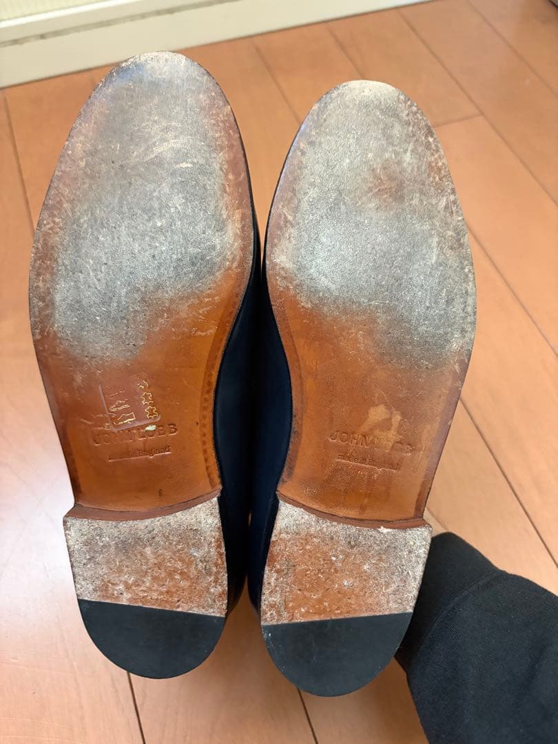 K*様 オーダー品 ジョンロブ ロペス LOPES 5E コンビ ネイビー ブラ