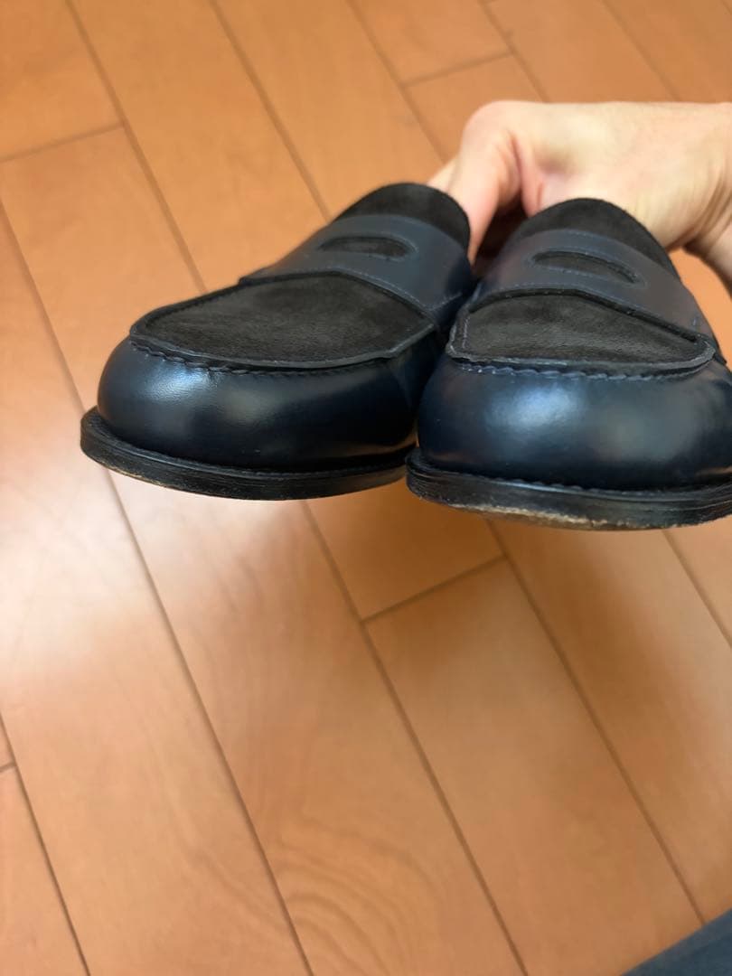 K*様 オーダー品 ジョンロブ ロペス LOPES 5E コンビ ネイビー ブラ