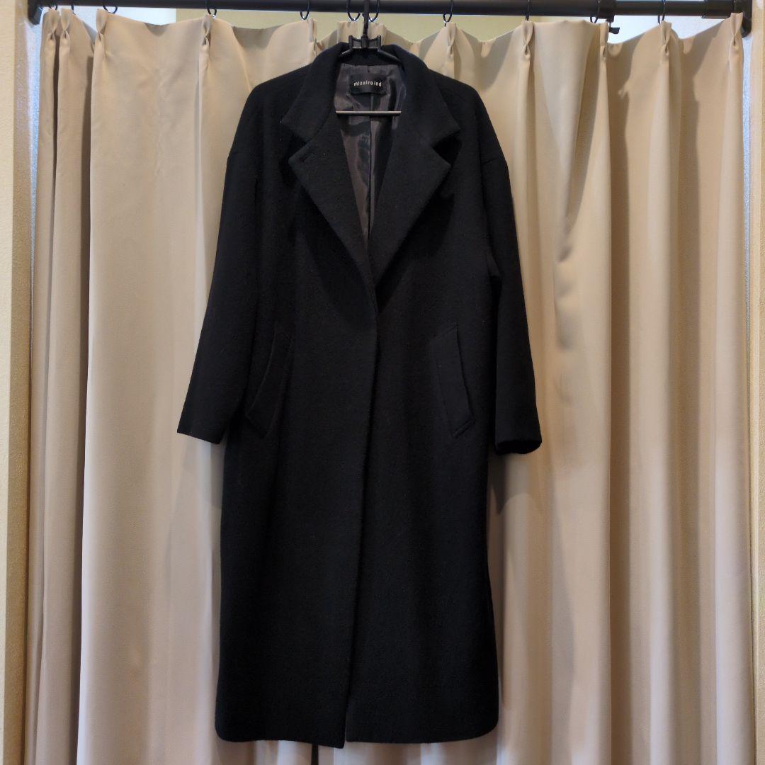 【お値下げ】mizuiroind ブラック ロングコート