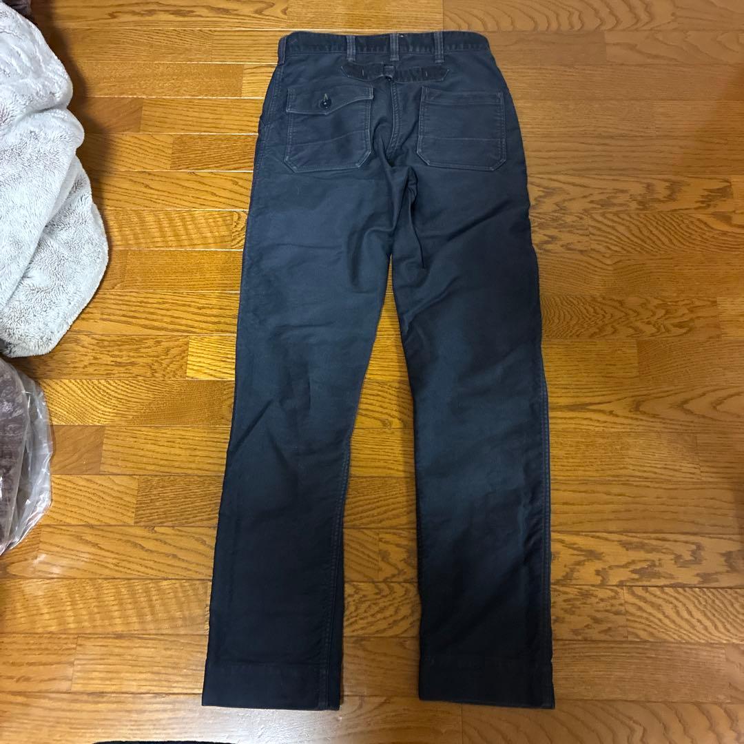 aviator pants navy 30（平置き37）length 86