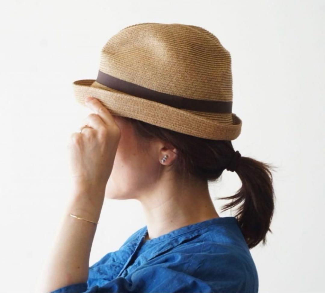 mature ha. BOXED HAT（つば幅7cm） ペーパーハット