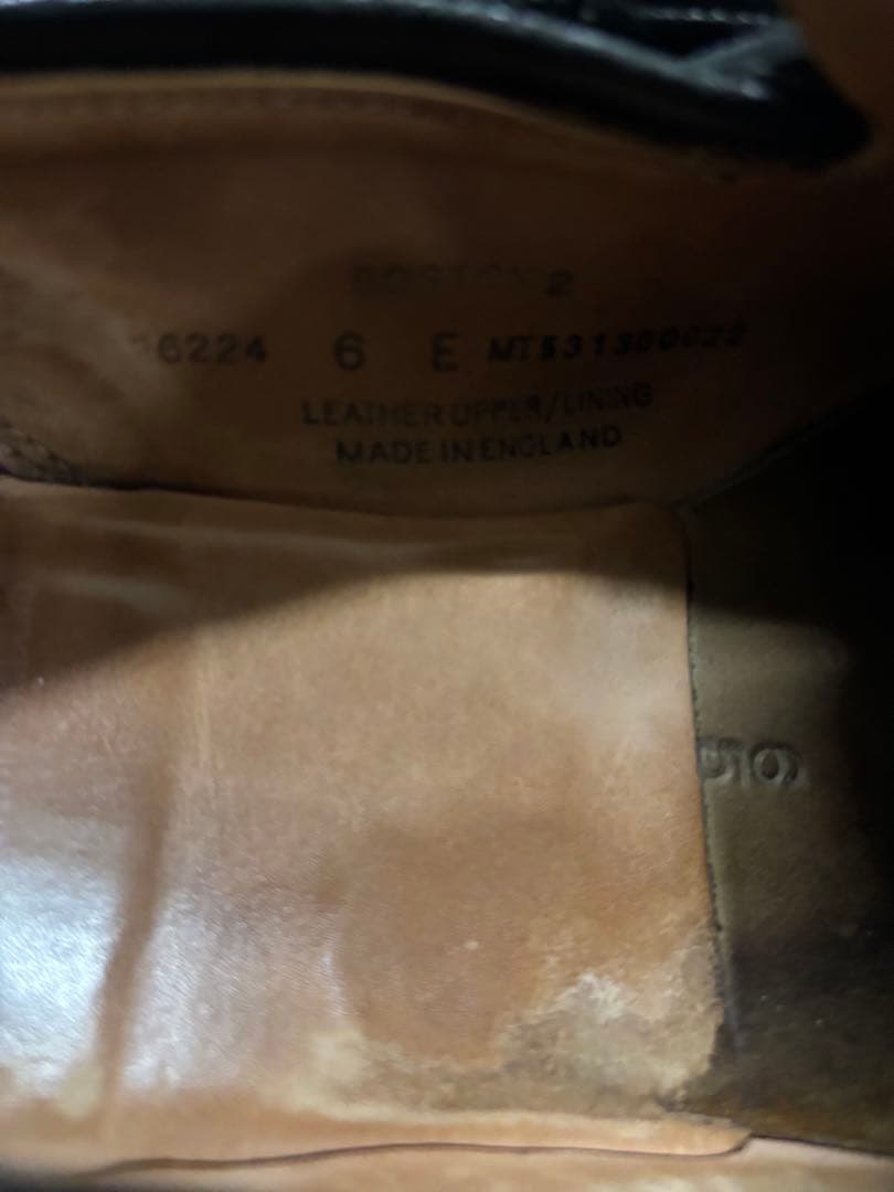 CROCKET&JONES BOSTON2 サイズ6 シボ革