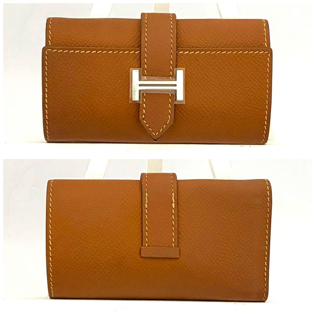 Xmasセール‼️【入手困難‼️上品なシルエット‼️】エルメス　キーケース　べアン　茶