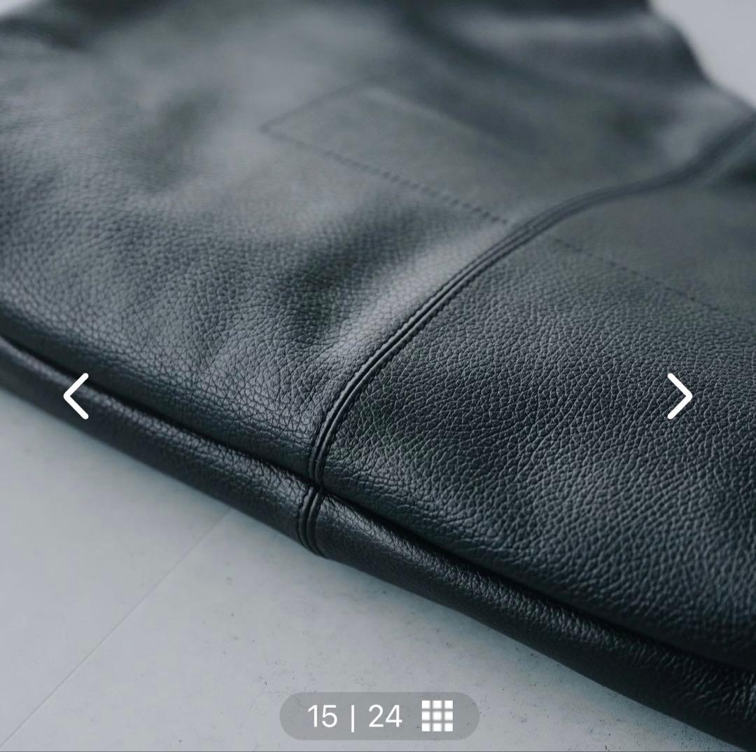 【北欧暮らしの道具店】AULENTTI レザートートバッグ ブラック