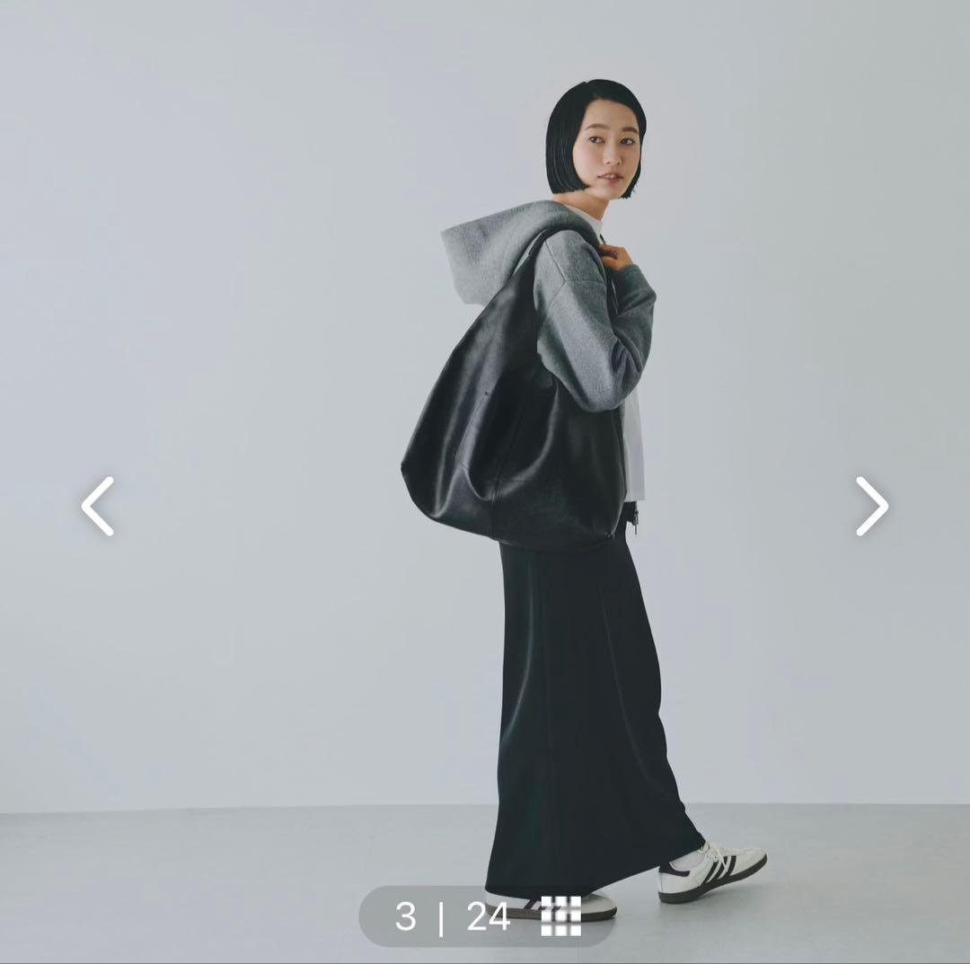 【北欧暮らしの道具店】AULENTTI レザートートバッグ ブラック