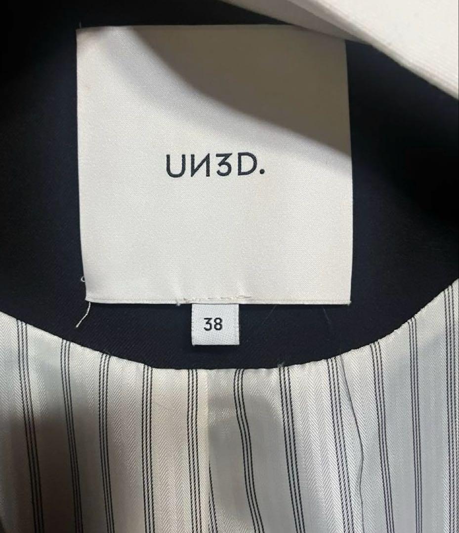 【suzu】UN3D. ニットドッキングジャケット(ブラック/ブラック)