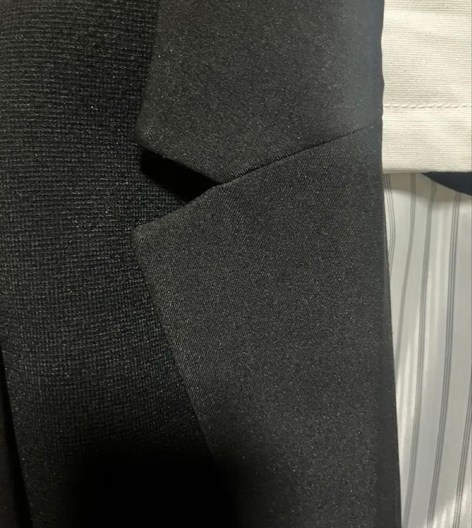 【suzu】UN3D. ニットドッキングジャケット(ブラック/ブラック)