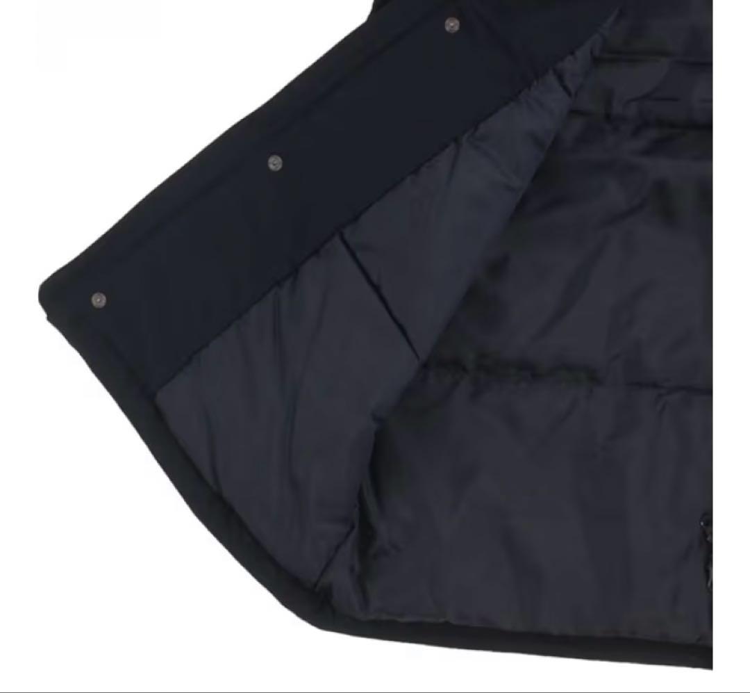 新品スボルメ発熱中綿ハーフコート　XL ネイビー