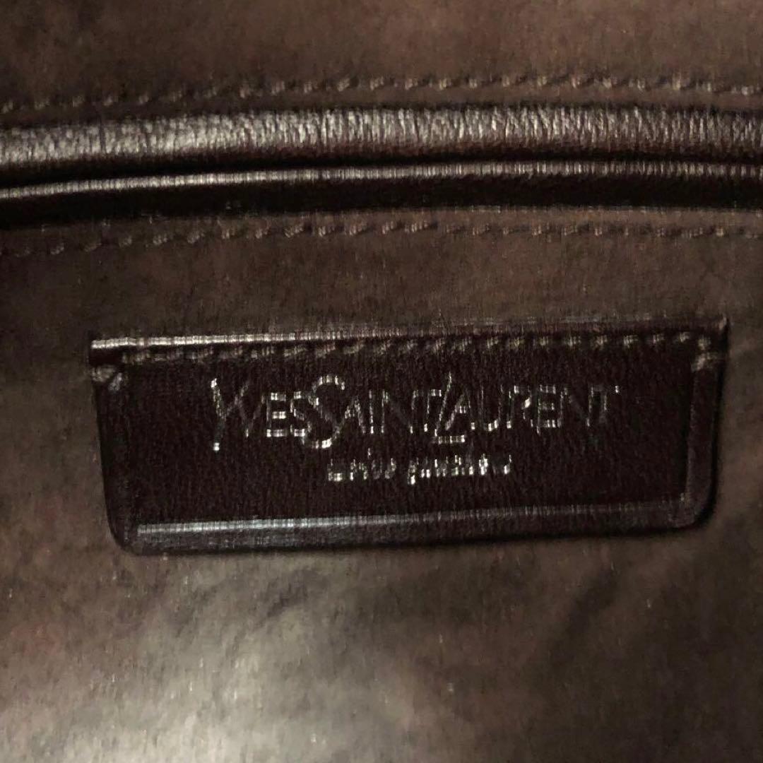 YVES SAINT LAURENT ナジャ レザー ショルダーバッグ