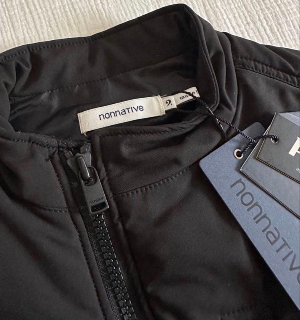 nonnative RIDER PUFF VEST ブラック2