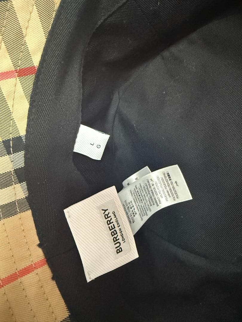 BURBERRY バケットハット ノバチェック アーカイブベージュ サイズL