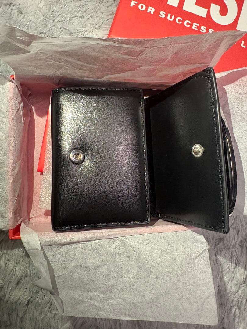 DIESEL 三つ折り財布 ブラック