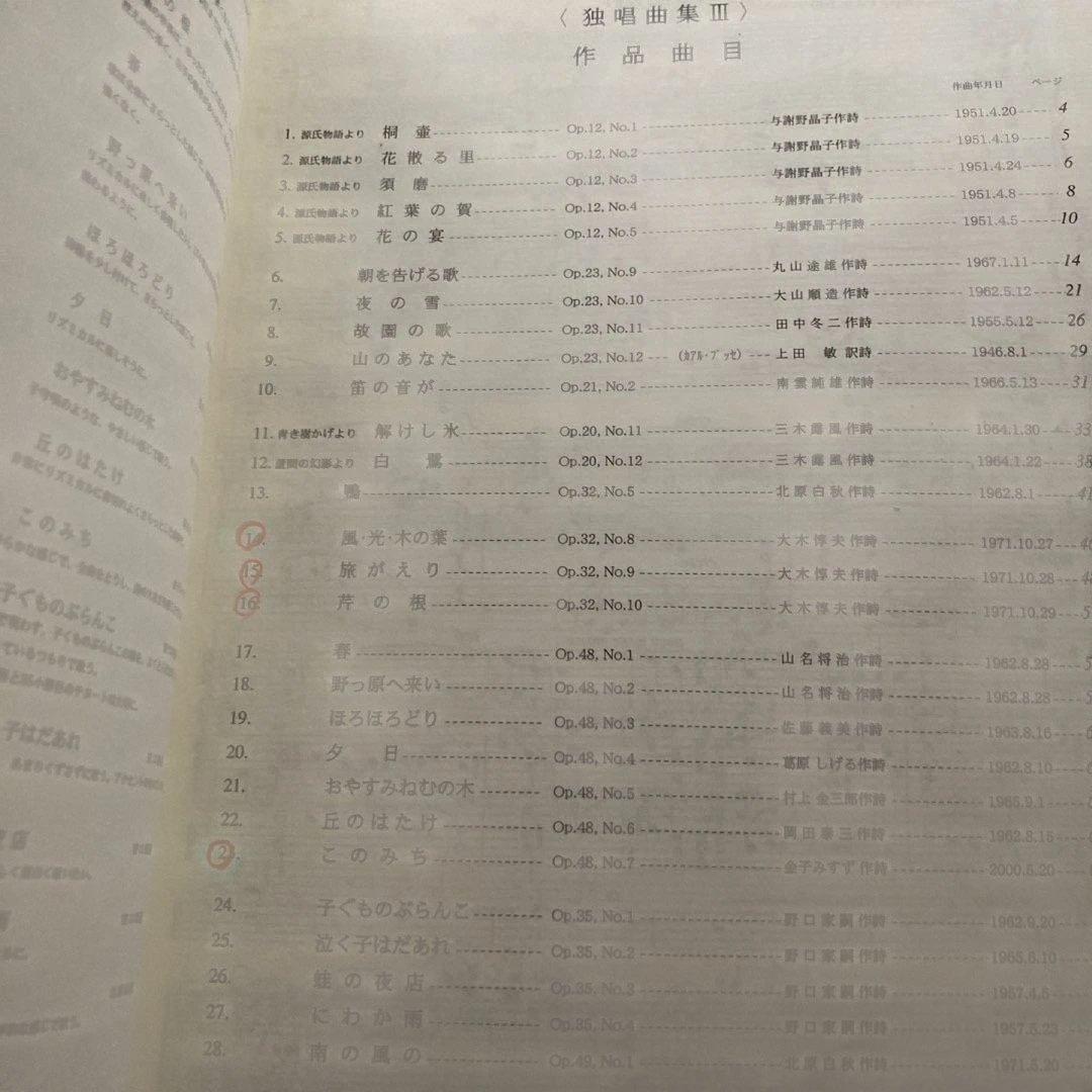 邦人 作曲家作品/芝 祐久/ 作品全集8〜10【独唱歌曲集 1〜3】