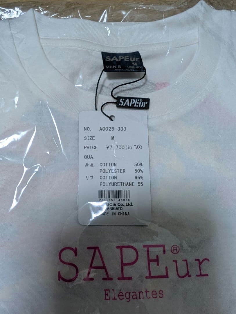 新品 SAPEur ロッドマンTシャツ　Мサイズ