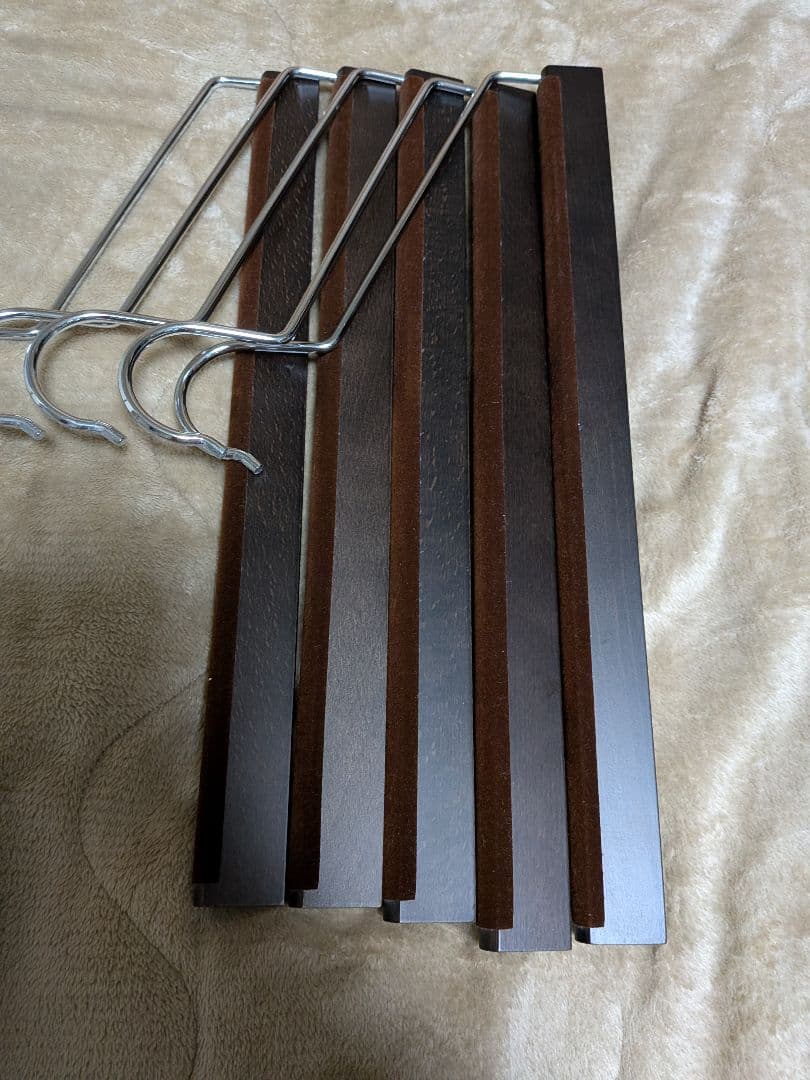 ナカタ　スラックスハンガー　5本セット