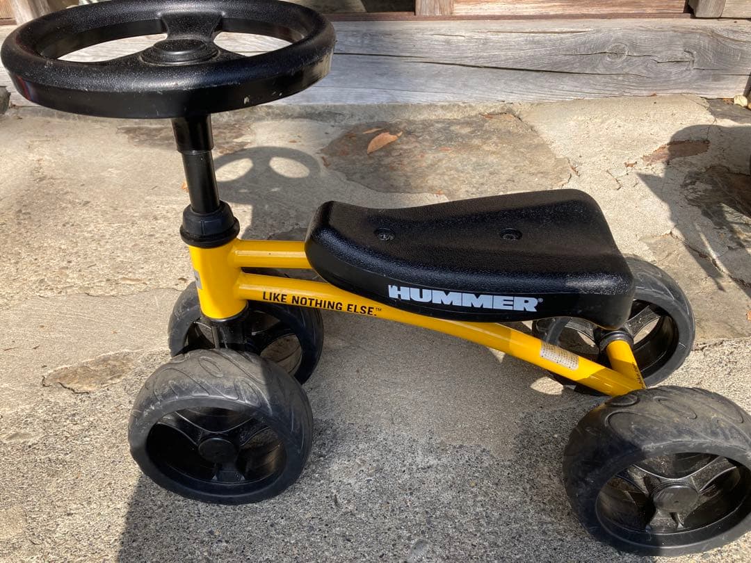 【コレクターズ】HUMMER ペダルなし自転車 イエロー