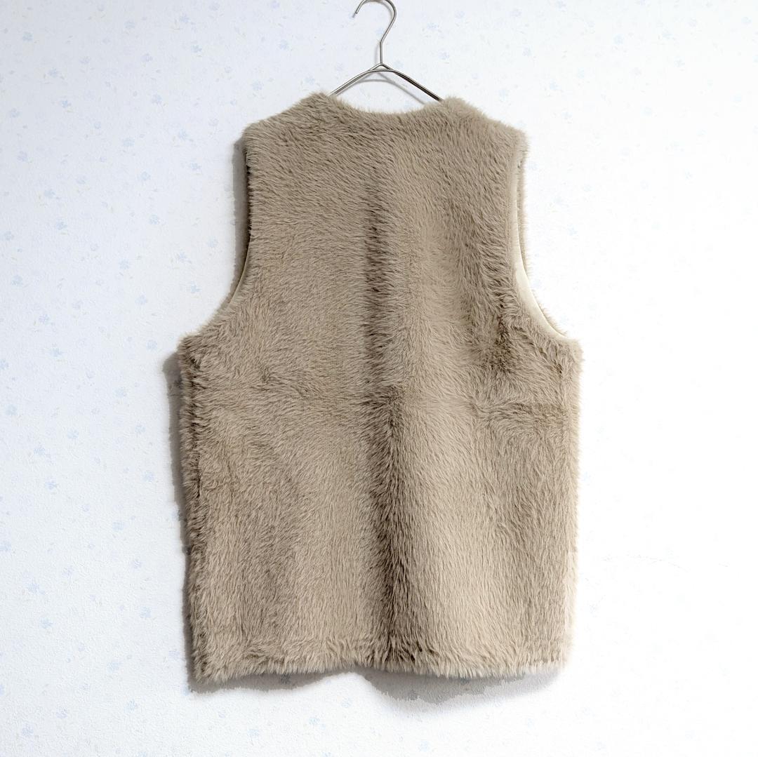美品 25AW ジャーナルスタンダード ダブルフェイスフェザークルーネックベスト