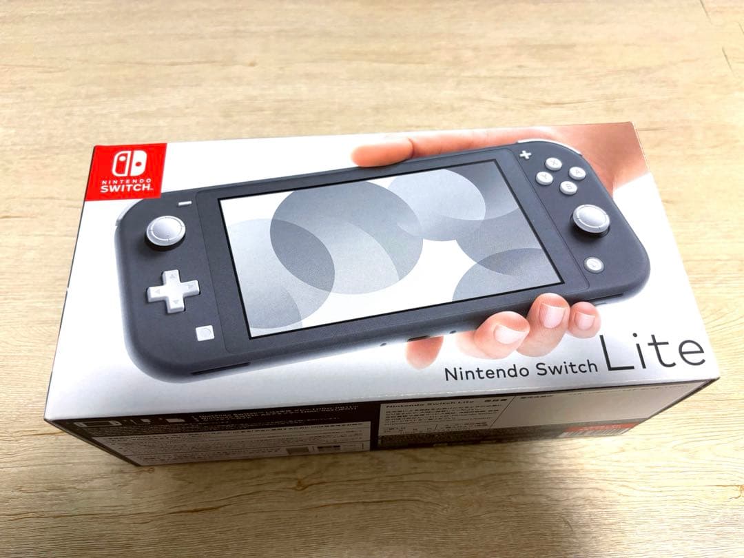 Nintendo Switch Lite グレー(箱有り、充電器無し)＆ケース