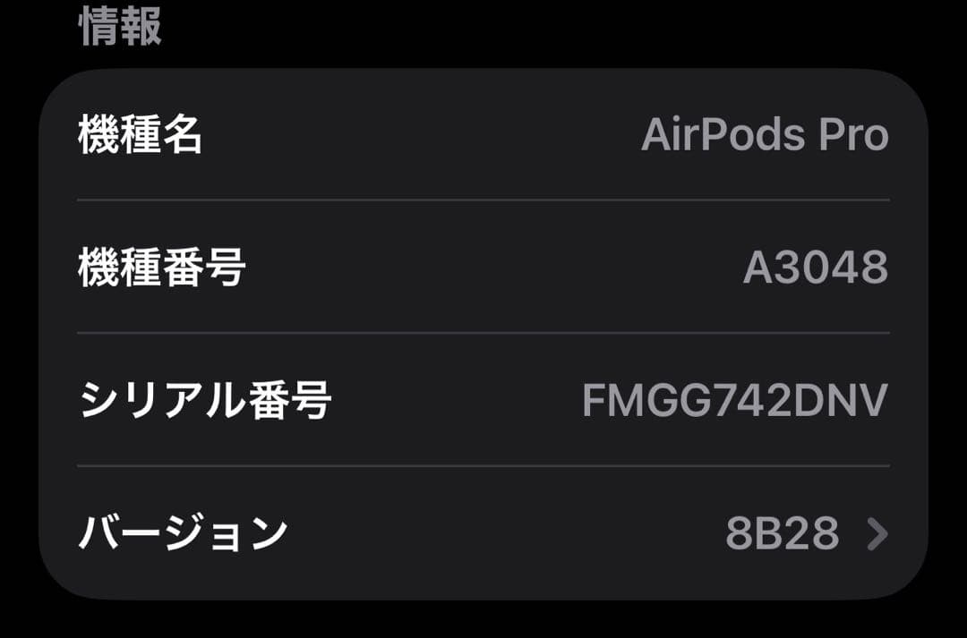 美品AirPods Pro 2 type C本体と充電ケースセット