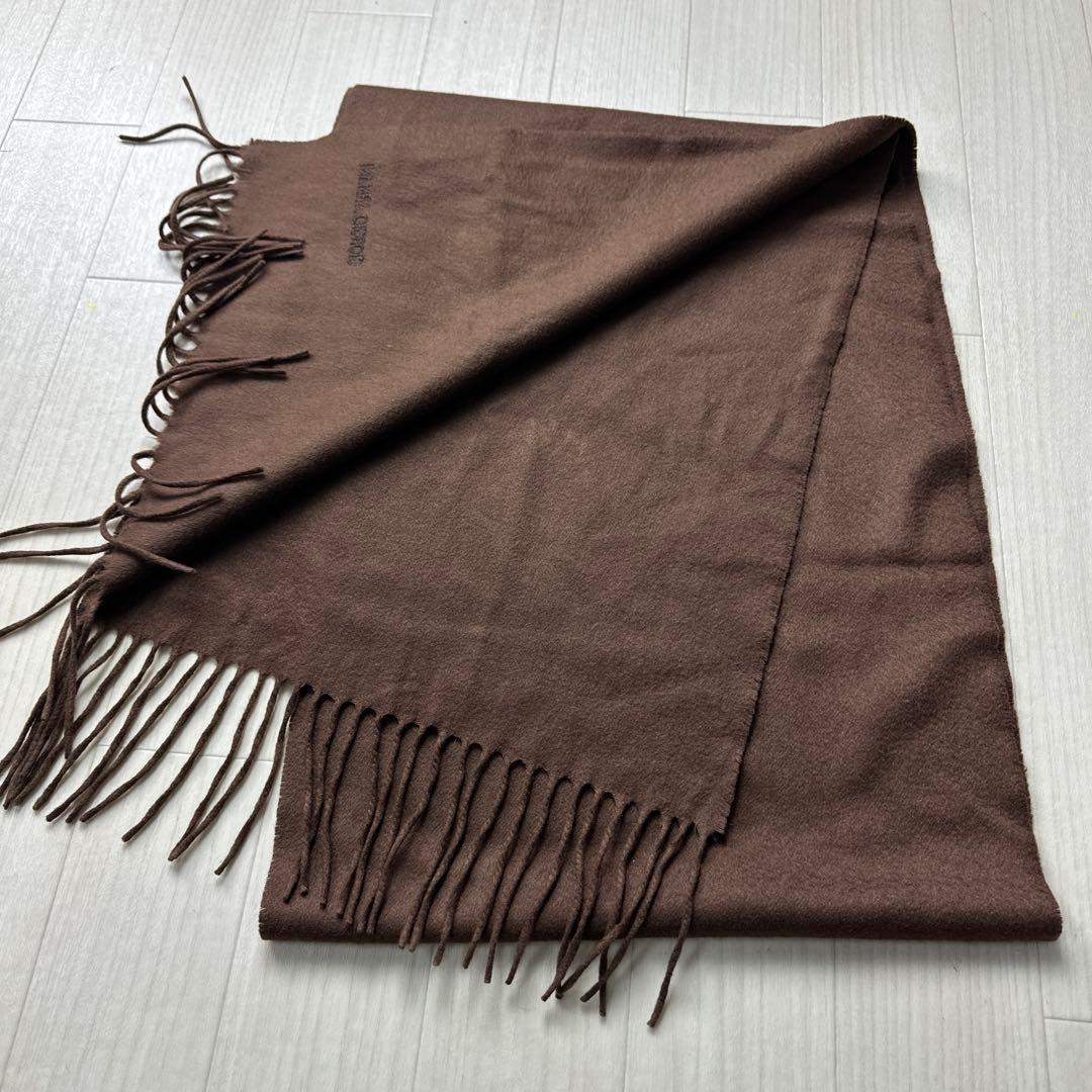 Giorgio Armani ジョルジオ・アルマーニ マフラー カシミヤブラウン