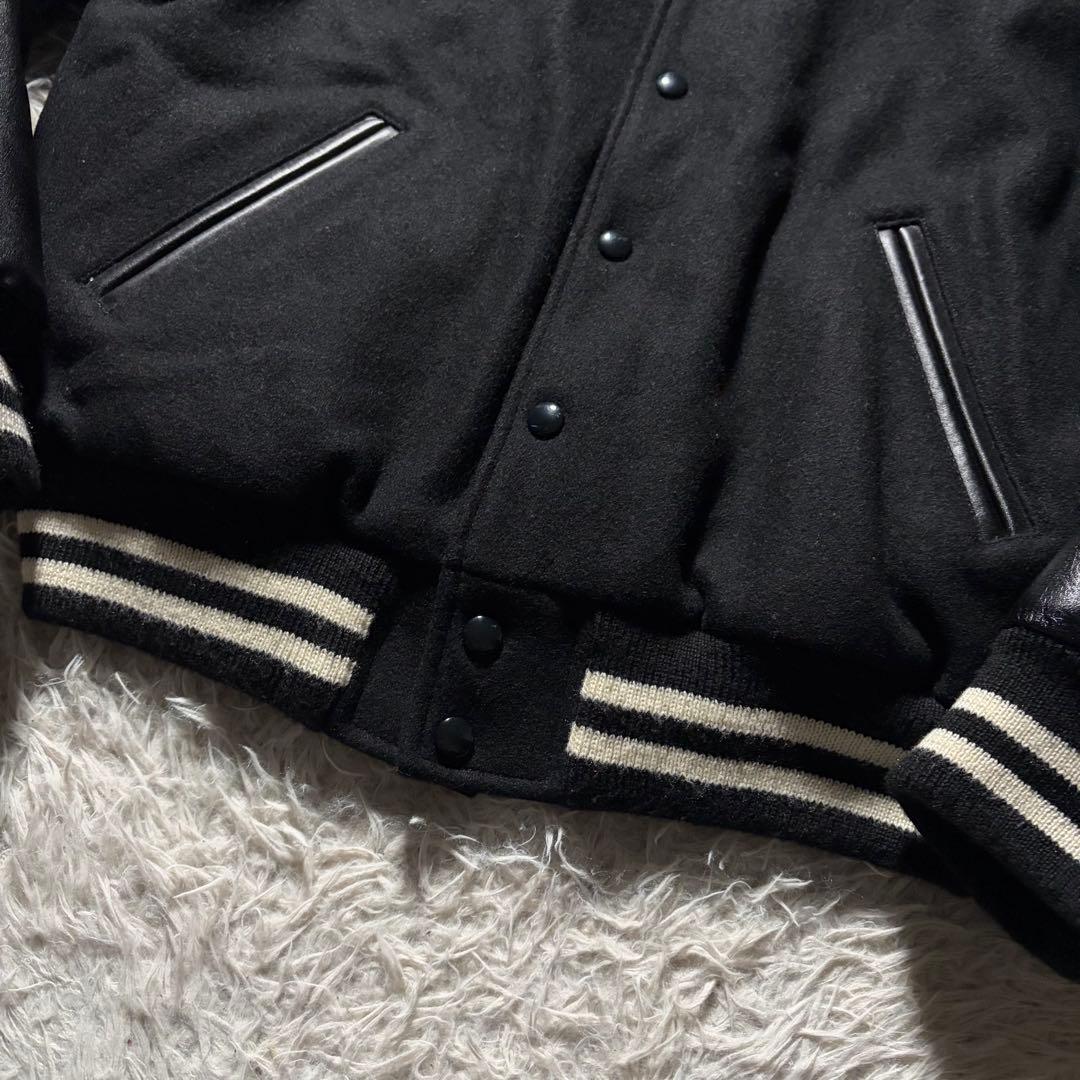 ナ*コ様 美品/現行タグ●VAN JACKET スタジャン　袖レザー　アーチロゴ