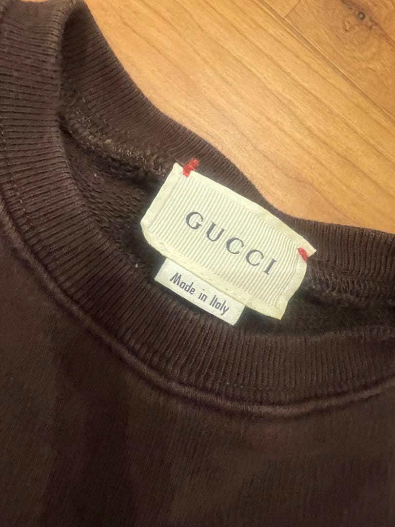 GUCCI 猫刺繍トレーナー　グッチチルドレンズ　美品　サイズ8a 130cm