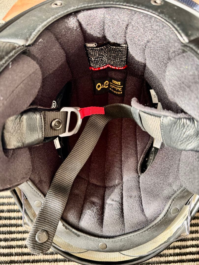 SHOEI ホワイト JOヘルメット　Mサイズ（57センチ）