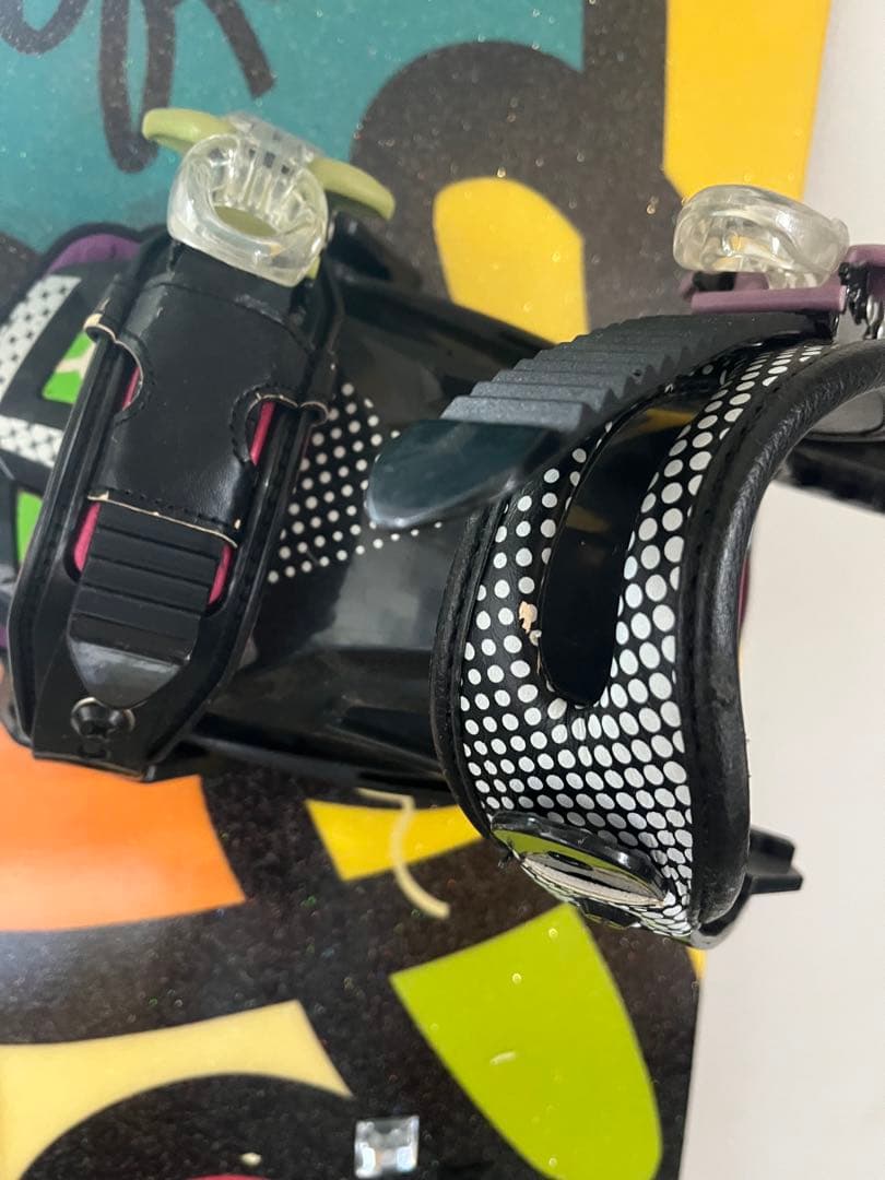 子供スノーボード板　SPOON ビンディング付き