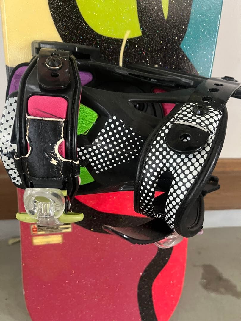 子供スノーボード板　SPOON ビンディング付き