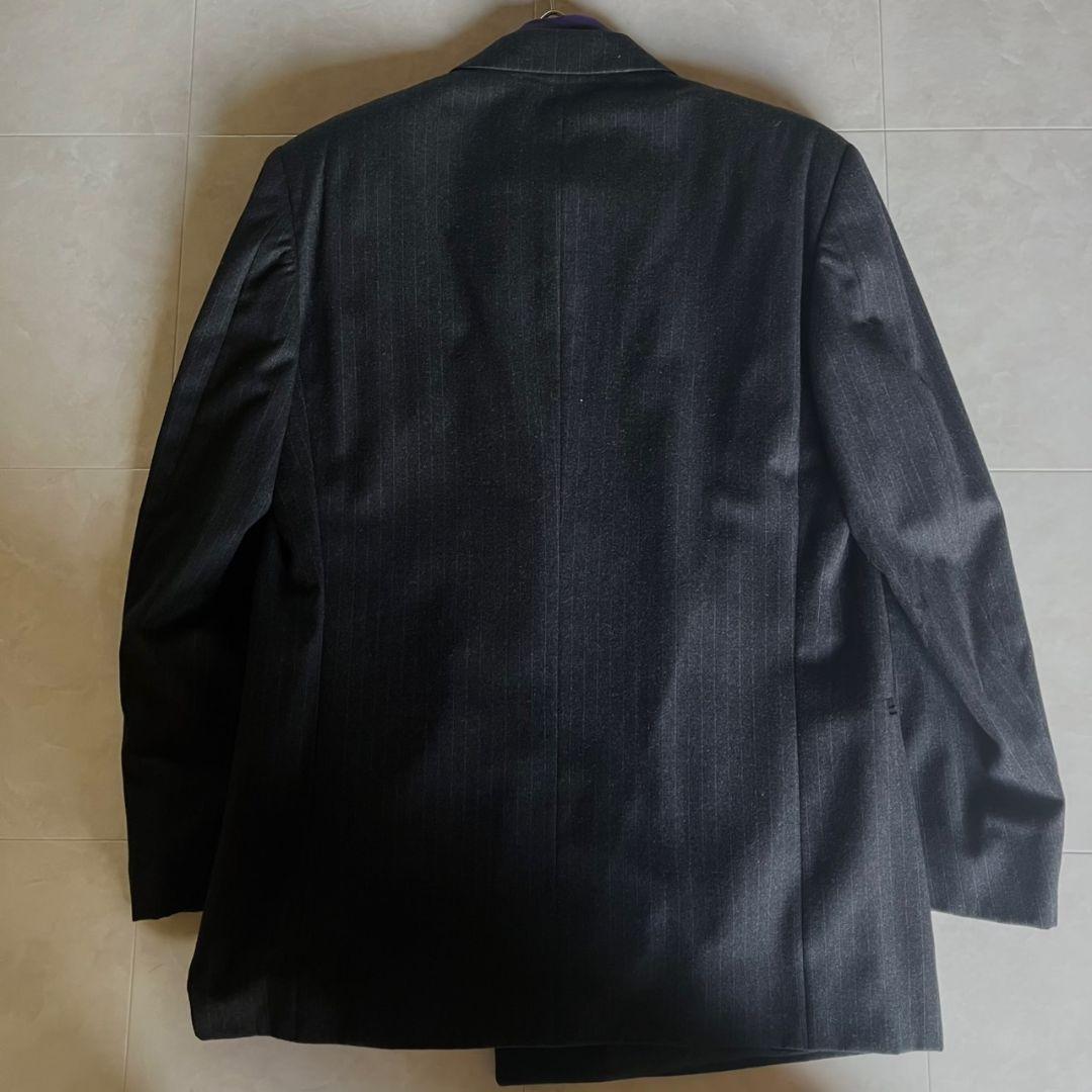 XL 相当豪華5点セット 上質ダブルスーツ シャツ ネクタイ ピンズ付