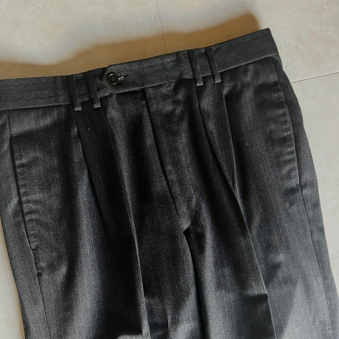 XL 相当豪華5点セット 上質ダブルスーツ シャツ ネクタイ ピンズ付