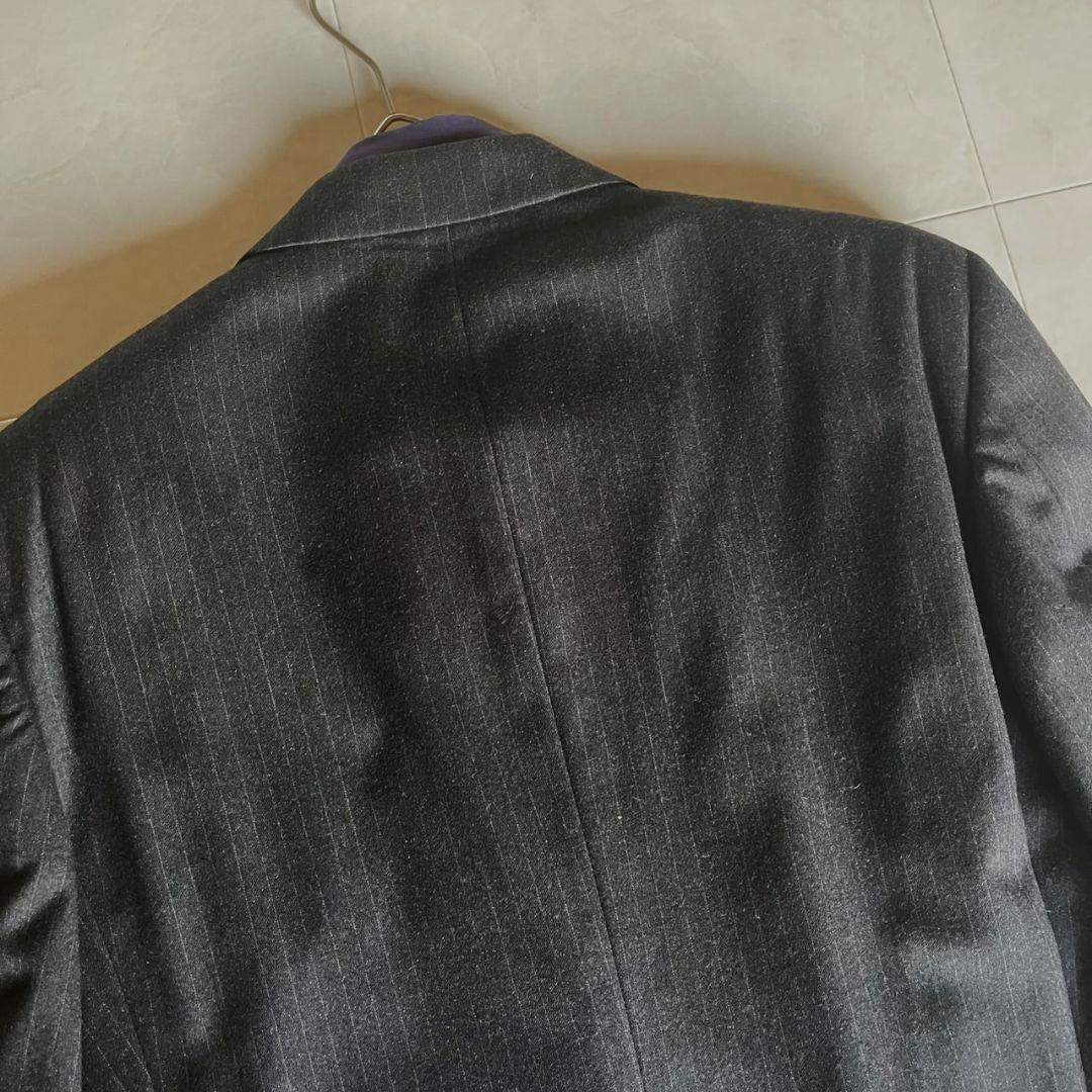 XL 相当豪華5点セット 上質ダブルスーツ シャツ ネクタイ ピンズ付