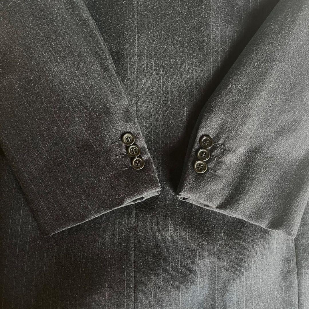 XL 相当豪華5点セット 上質ダブルスーツ シャツ ネクタイ ピンズ付