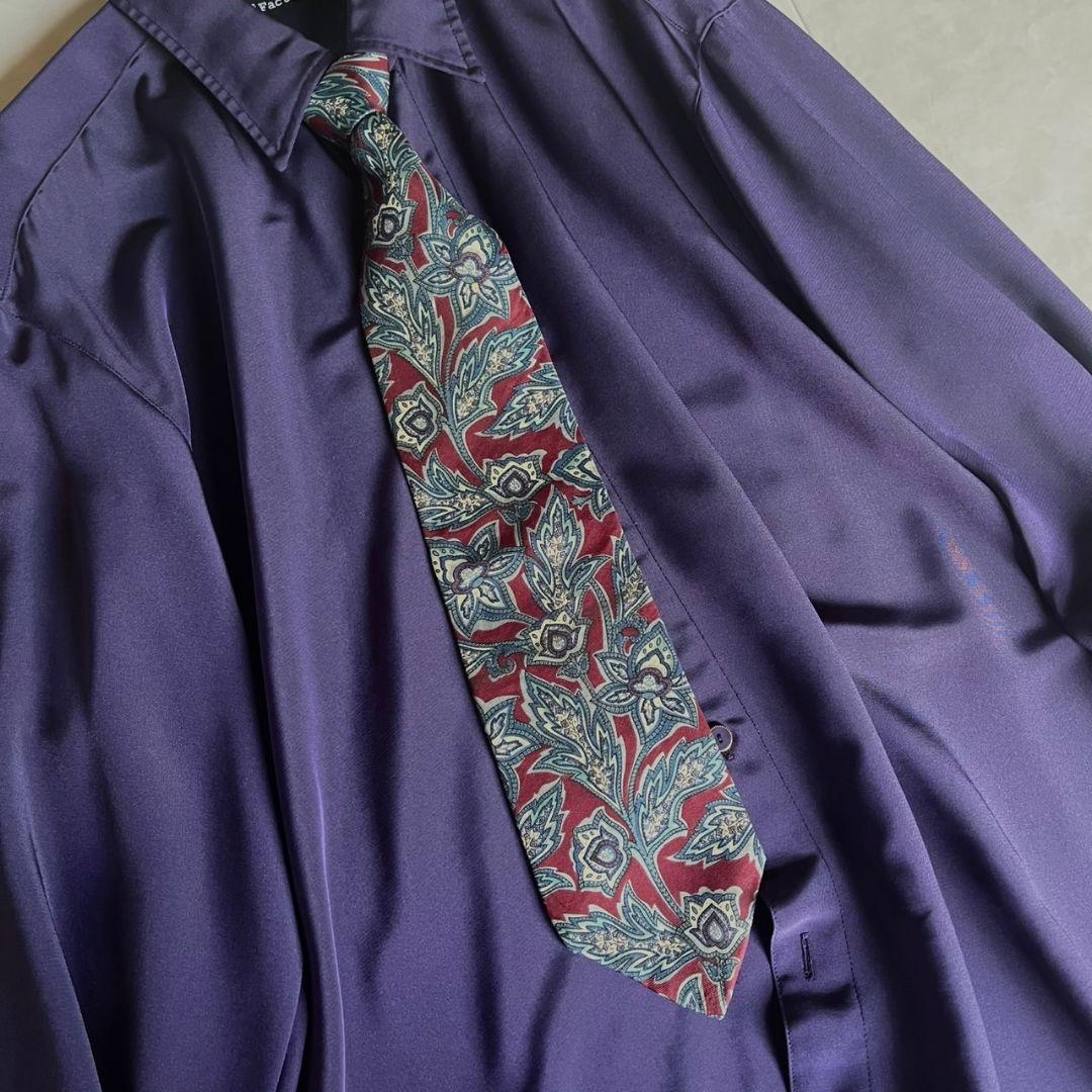 XL 相当豪華5点セット 上質ダブルスーツ シャツ ネクタイ ピンズ付