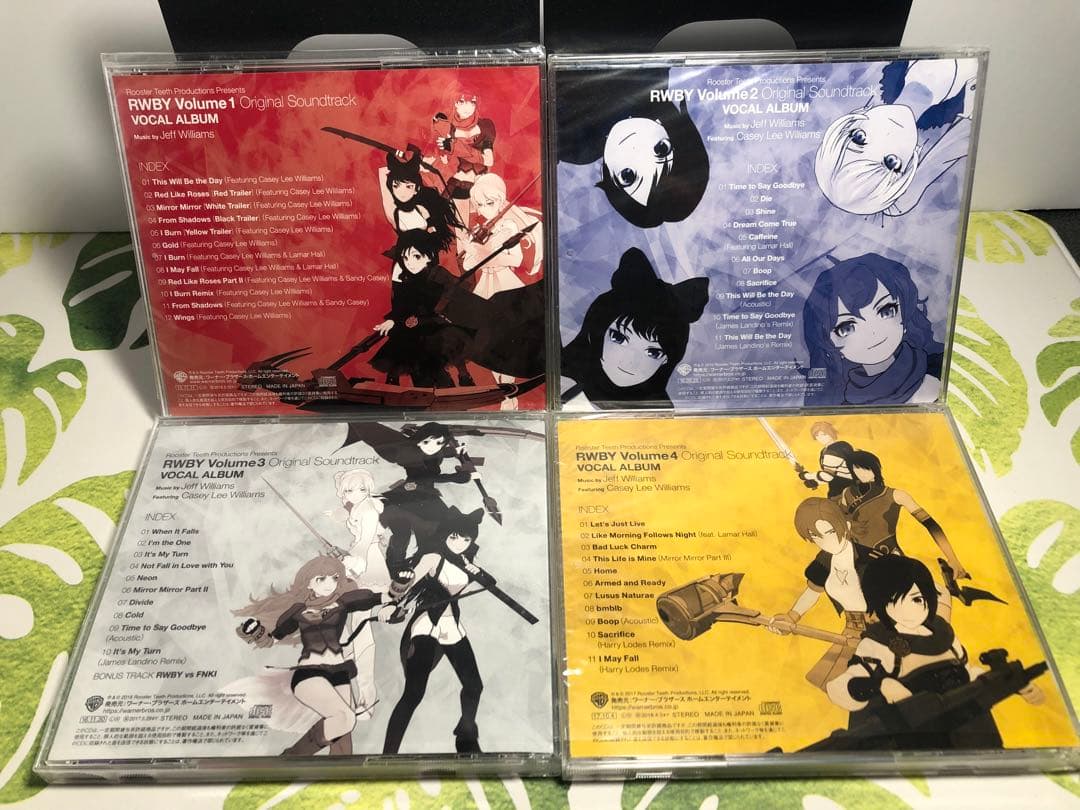 RWBY サウンドトラック VOLUME 1〜4