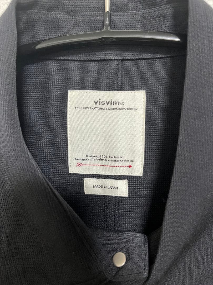 【未使用】visvim カバーオールジャケット　ウールコットンリネン