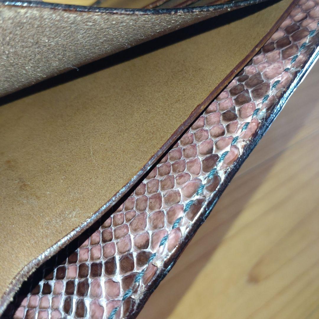 今月限定価格　ビーズ屋公ちゃん　クロコ茶　財布