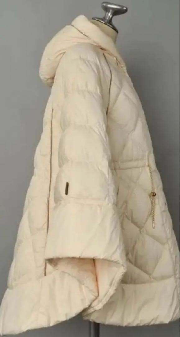 ウールリッチダウンポンチョ美品