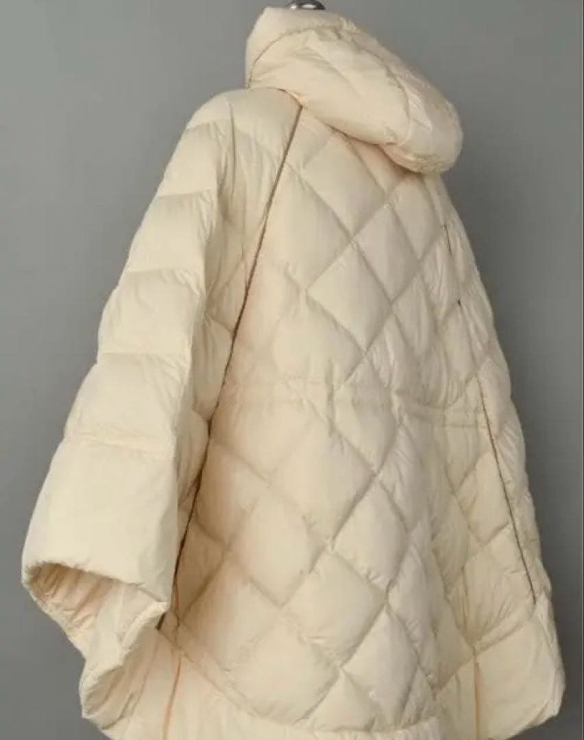 ウールリッチダウンポンチョ美品