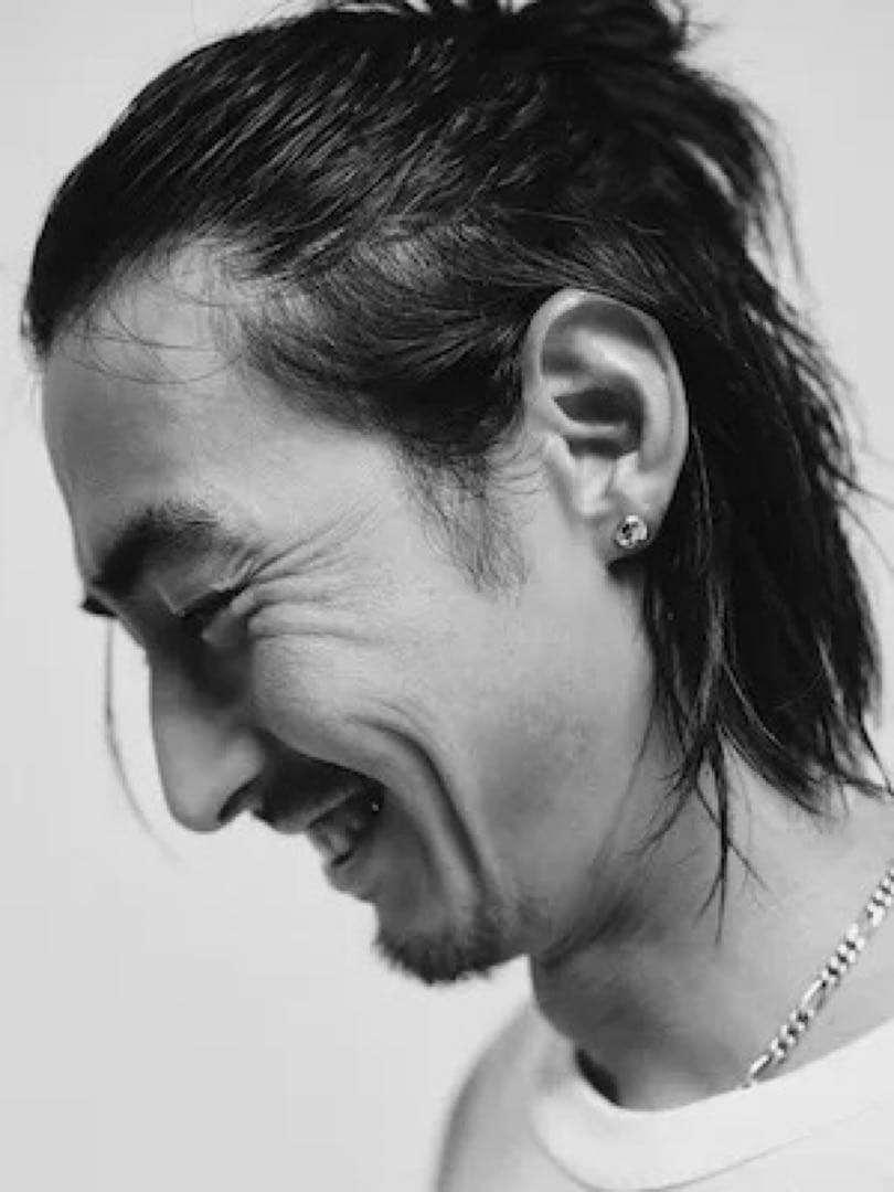 キャリアリングCAREERING ゴールド ピースマーク ピアス(片耳用)