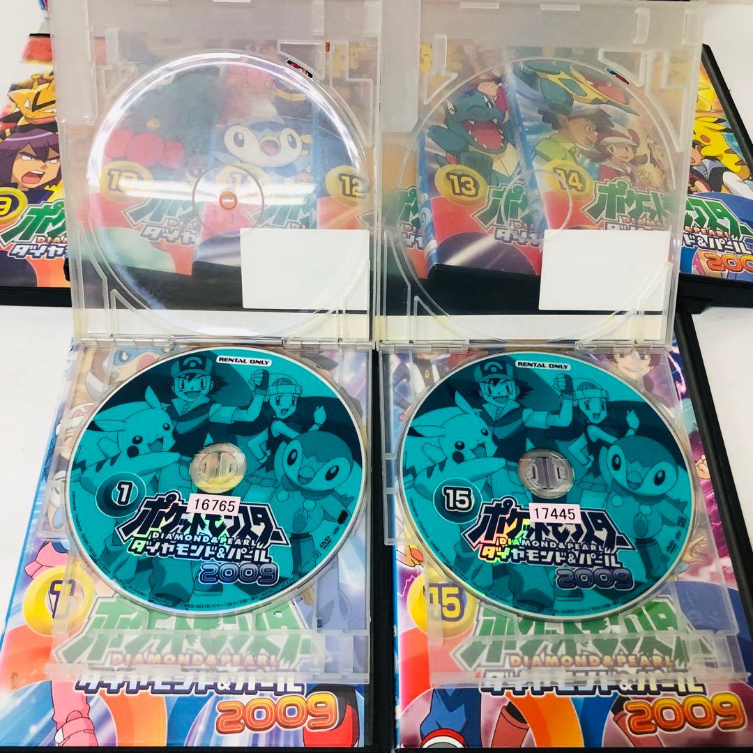 1～4期全巻　ポケットモンスター　ダイヤモンド＆パール　DVD全63セット