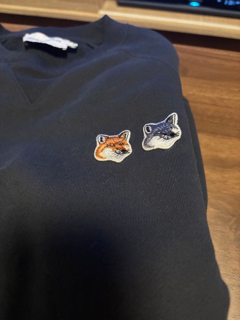 MAISON KITSUNÉ ダブル フォックスヘッド スウェット